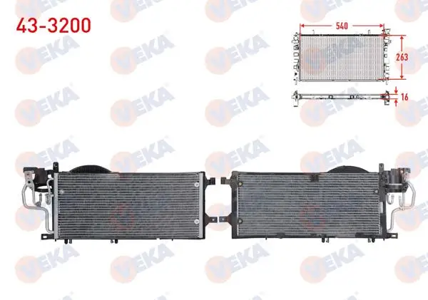 Klima Radyatörü Opel Corsa C 1.3 CDTI M-T 2000-2006