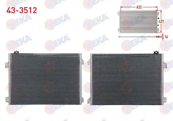 Klima Radyatörü Renault Thalia II 1.5 DCI 2008-2014