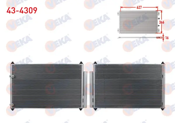 Klima Radyatörü Toyota Corolla 1.4 D-4D 2012 -