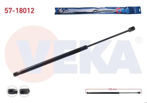 Bagaj Amortisörü 520mm / 360N Fiat Brava (182) 1995-2002