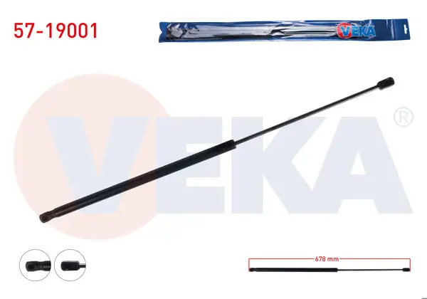 Bagaj Amortisörü 678mm / 480N Ford Transit Connect 2002-2013