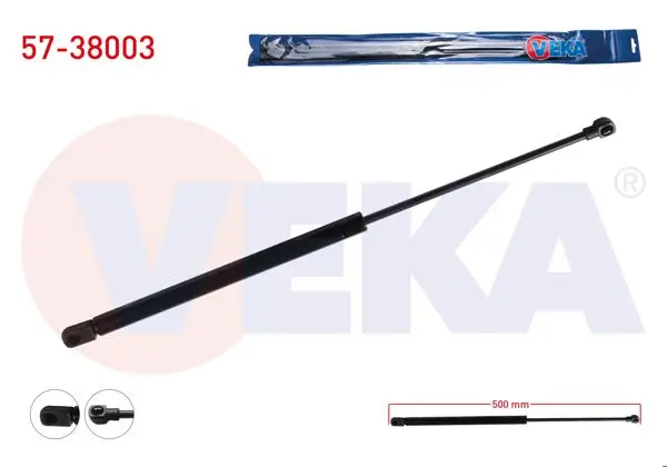 Bagaj Amortisörü 500mm / 450N Seat Leon (1M1) 1999-2006