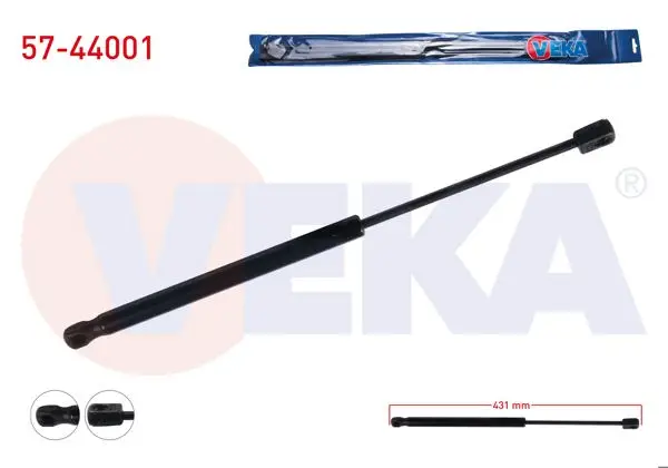 Bagaj Amortisörü 431mm / 330N Volkswagen Polo (6N1) 5 Kapı 1994-1999