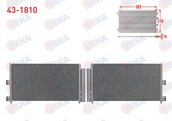 Klima Radyatörü Fiat Doblo (119,223) 1.3 Mjt 2001-2010