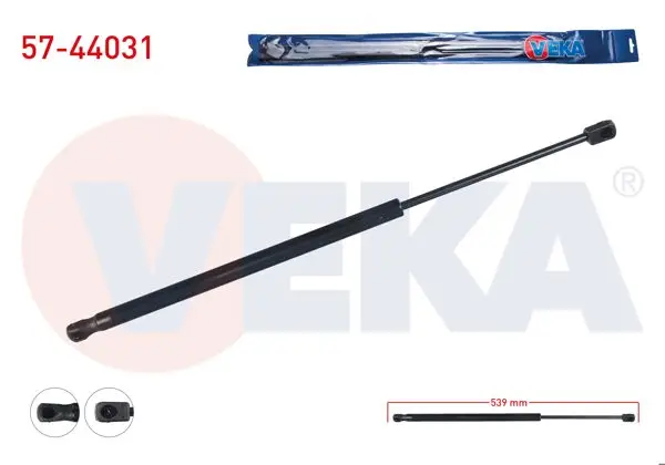 Motor Kaput Amortisörü 539mm / 125N Volkswagen Touareg 2002-2010