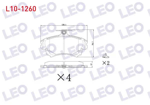 Fren Balata Ön Volvo S40 I 1.6İ 16V 1995-2003 / 1.8İ 16V 1995-2003 / 1.9 TD 1995-2003 / Mitsubishi Carisma 1.9 Dıd 1995-2006 / Colt VI 1.3 15 Jant 2002-2012 / Colt VI 1.5 15 Jant 2002-2012