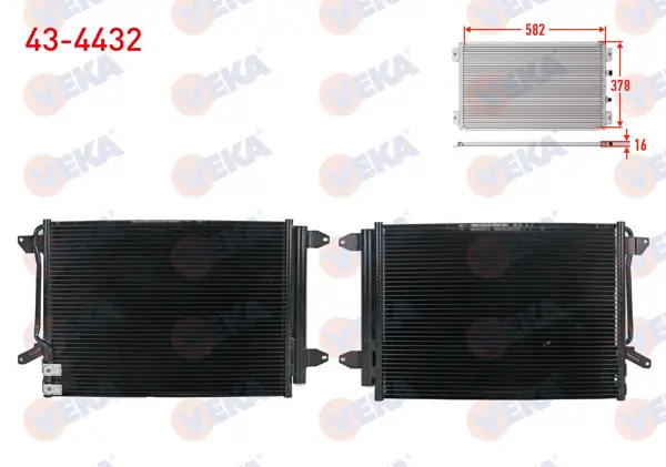Klima Radyatörü Ince Bağlantı (Havsalı) VW Jetta IV 1.4 TSI-1.6 TDI-2.0 TDI At-Mt 2011 -