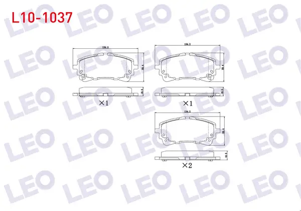 Fren Balata Ikazlı On Toyota Corolla (_E21_) 1.8 Hybrid 2019-/ Corolla (_E21_) 1.6 Vvt-I 2019 -