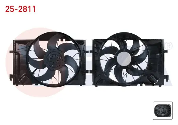 Fan Motoru Davlumbazlı Tekli (440W) Mercedes C Serisi (W203) C 180-C 200-C 200 CDI-C 220 CDI-C 230-C 240-C 270 CDI-C 320 2000-2006 / CLK (C209) 200-240-270 CDI-320 2002-2009