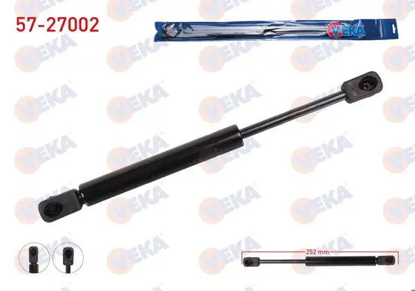 Bagaj Amortisörü 570mm / 490N Mazda 3 (Bk12,Bk14) (Bl) 2003-2009