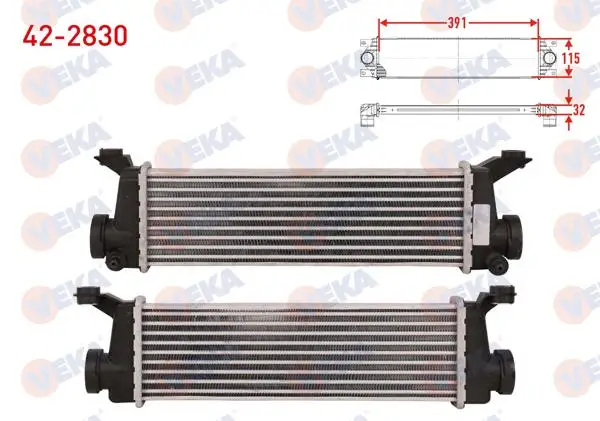 Turbo Radyatörü (Intercooler) Mercedes A-Serisi (W168) A 160 CDI 75 Hp 2001-2004