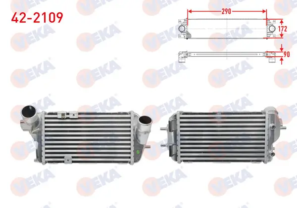Turbo Radyatörü (Intercooler) Hyundai i30 1.6, 1.6 T-GDI 2012-/ Kia Ceed, Proceed 1.6 T 2013 -