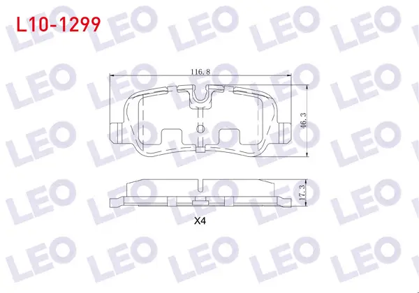 Fren Balata Arka Land Rover Rangerover III 3.0 TD 6 2002-2012 / Land Rover Discovery (Taa) 2.7 TD 2004-2010