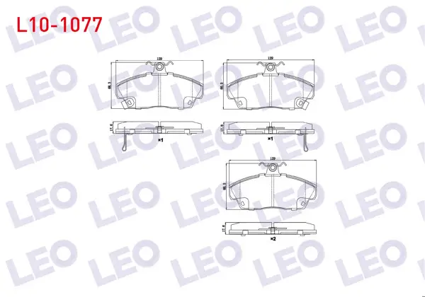 Fren Balata Ön Ikazlı Honda Euro Civic 1991-2005 / Rover 214 1995-2000 / 416 1995-2000 / Gaz Gazelle 2012-/ Tata Telcolıne 1999-2007