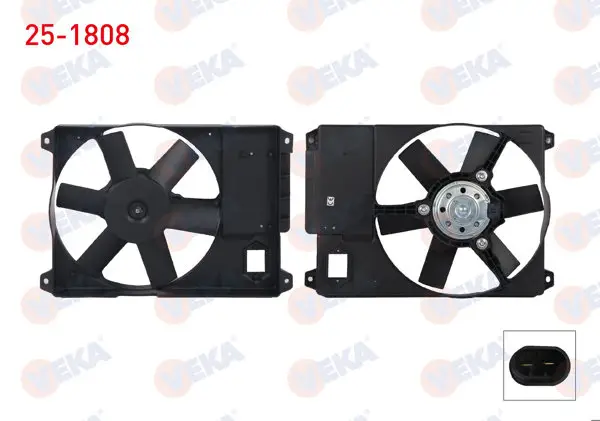 Fan Motoru Su Radyatörü Davlumbazlı Tekli Fiat Ducato (230) 2.0 JTD 1994-2002