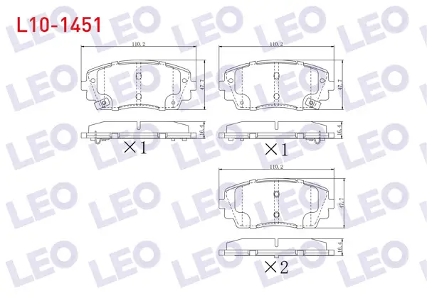 Fren Balata Ön Ikazlı Kia Picanto (Ta) 1.1 2011-/ Picanto (Ta) 1.25 2011 -