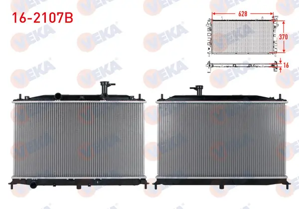 Su Radyatörü Brazing Hyundai Accent Era 1.4İ 16V M-T 2006-2012