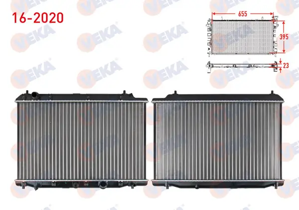 Su Radyatörü Mekanik Honda Cr-V III 2.2İ Ctdı M-T Ac + /-2006-2012