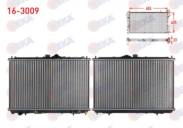 Su Radyatörü Mekanik Mitsubishi Carisma (Da) 1.6 A-T 1995-2006