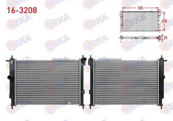 Su Radyatörü Mekanik Opel Astra F 1.7 D M-T 1991-1998