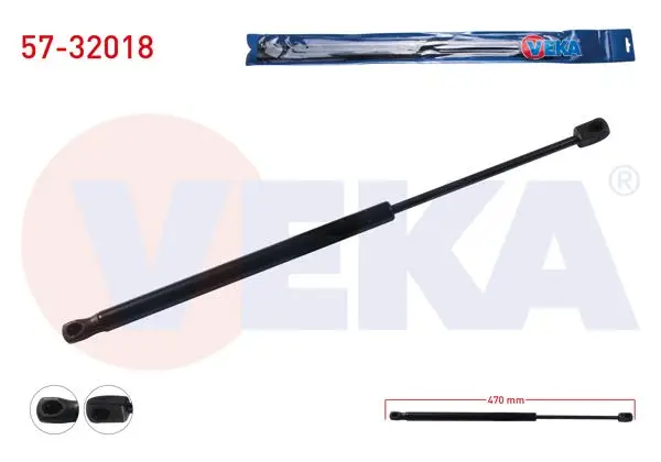 Bagaj Amortisörü 470mm / 560N Opel Vectra B 5 Kapı 1995-2003