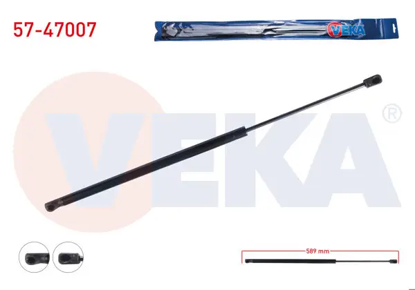 Motor Kaput Amortisörü 589mm / 360N Dacia Duster 2010-