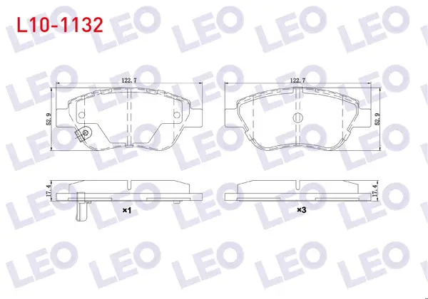 Fren Balata Ön Opel Corsa D 1.2 2006-2014 / Corsa D 1.0 75 Hp 2006-2014