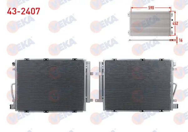 Klima Radyatörü Kia Sorento I (Jc) 2.5 CRDI A-T 2006-2009