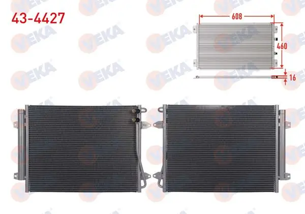 Klima Radyatörü Volkswagen Passat (362) 1.8 TSI 2008-2012