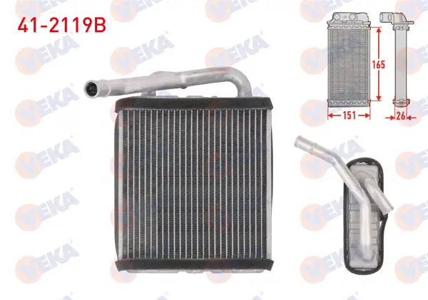 Kalorifer Radyatörü Brazing Hyundai H100 2.5 D Ac 1993-2004