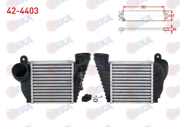 Turbo Radyatörü (Intercooler) Volkswagen Golf IV (1J1) 1.9 TDI Segmanlı 1997-2005