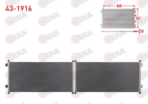 Klima Radyatörü Ford Transit (V184) 2.0 Dı 2000-2006