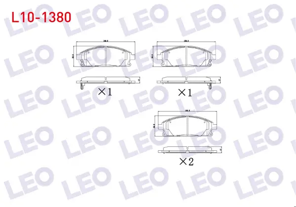 Fren Balata Ön Ikazlı Nissan X-Traıl (T30) 2.0İ 2001-2007 / X-Traıl (T30) 2.5İ 2001-2007 / X-Traıl (T30) 2.2 Dı 2001-2007 / Pathfinder (R50) 2.7 TD 1995-2005 / Pathfinder (R50) 3.3İ V6 1995-2005