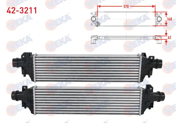 Turbo Radyatörü (Intercooler) Opel Mokka 1.6 CDTI 2012 -