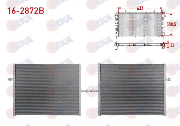 Ek Su Radyatörü Brazing Mercedes Sprinter (W907, W910) 2020 -