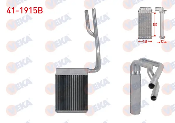 Kalorifer Radyatörü Brazing Ford Focus II 1.6 TDCI-1.6İ-1.6 Tı-Vct-1.8 TDCI 04-11 / C-Max I 1.6 TDCI-1.6İ-2.0 TDCI 07-11 / Mazda 3 1.6 03-09 / Volvo S40 II-C30 1.6 D-1.6İ 04-12