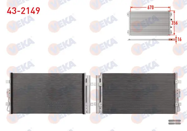 Klima Radyatörü Hyundai H350 2.5 CRDI M-T 2015 -