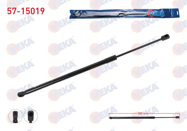 Bagaj Amortisörü 580mm / 595N Citroen C4 Picasso 2008-