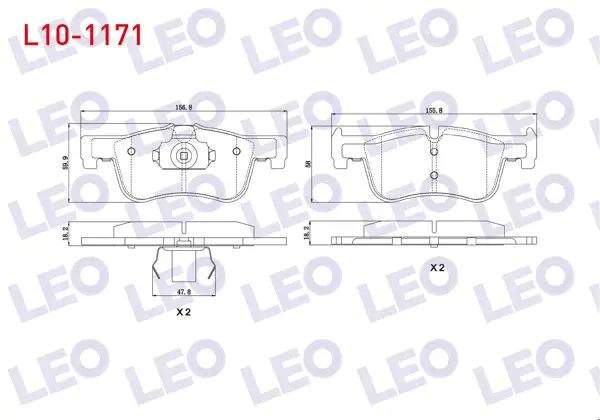 Fren Balata Ön BMW 1 Serisi (F20,F21) 116 İ 2010-/ (F20,F21) 116 D 2010-/ (F20,F21) 118 D 2010 -