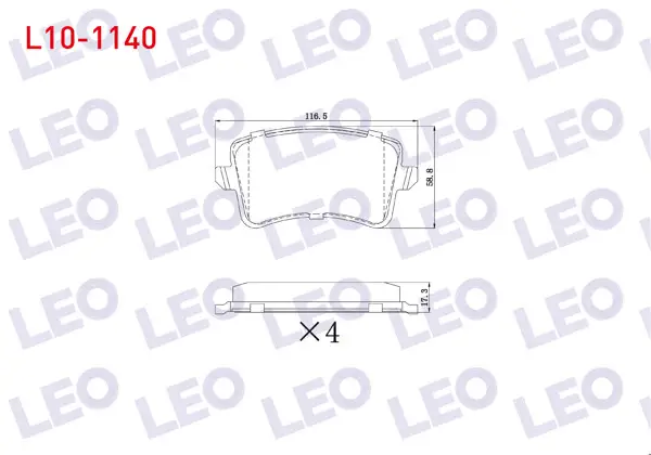 Fren Balata Arka A4 1.8 TFSI 2007-2015 / 2.0 TDI 2007-2015 / 3.0 TDI 2007-2015 / A5 (8T3) 1.8 TFSI 2007-2017 / 3.0 TDI 2007-2017 / 3.0 TFSI 2007-2017 / Q5 (8R) 2.0 TFSI 2008-/ 2.0 TDI 2008-/ 3.0 TDI 2008 -