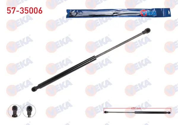 Bagaj Amortisörü 450mm / 385N Renault Clio III (Br0 / 1,Cr0 / 1) 2005-2012