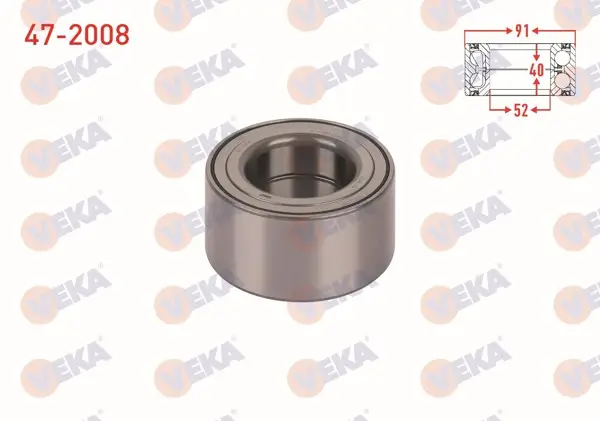 On Tekerlek Rulmanı Sol-Sağ ABS Okuyuculu 51X91x44 Honda Cr-V III 2.0 I-Vtec-2.2İ Ctdı 2006-2012 / Cr-V IV 1.6İ Dtec-2.0 2012-2014 / Hr-V 1.5 I-Vtec-1.6 I-Dtec 2016 -