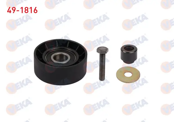 V Kayışı Gergi Rulmanı Plastik Burclu 65X25 Fiat Bravo 1.9 Mjt 2007-2014 / Stilo 1.8 16V-1.9 JTD-1.9 Mjt 2001-2010