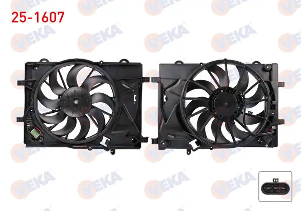 Fan Motoru (Su + Klima) Davlumbazlı Rezistanslı Chevrolet Aveo (T300) 1.4 16V 2011-2014