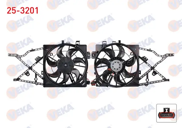Fan Motoru Su Radyatörü Opel Vectra B 1.6İ Davlumbazlı Tekli 1995-2003
