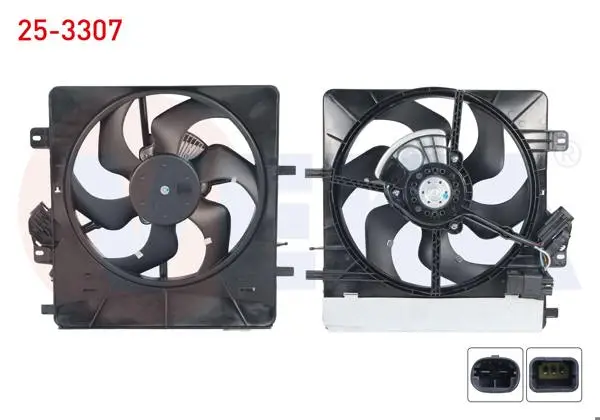 Fan Motoru Su Radyatörü Davlumbazlı Tekli Fanlı Peugeot 207 (Wa,Wc) 1.4İ M-T 2006-2012