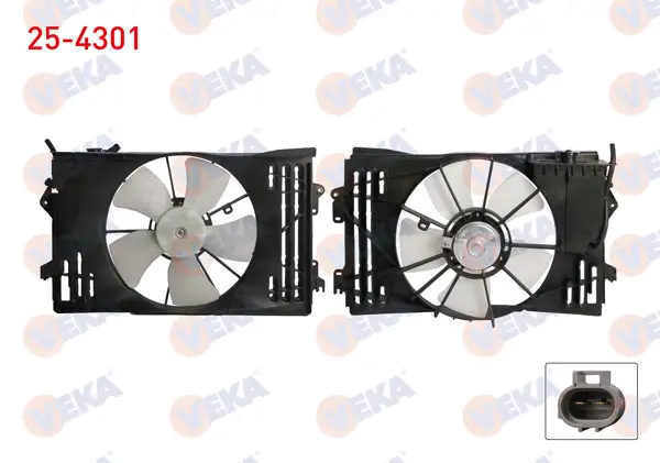 Fan Motoru Su Radyatörü Toyota Corolla (_E12_) 1.4 Vvt-I Davlumbazlı 2002-2007