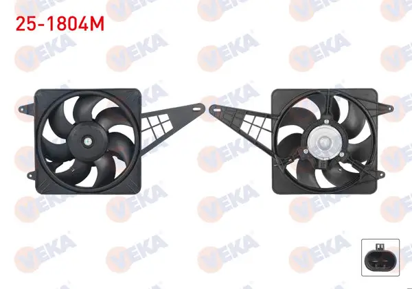 Fan Motoru Soketlı Tofas Dks 1.6 1993-2002 Cap 300mm / 160W