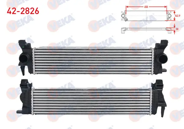 Turbo Radyatörü (Intercooler) Mercedes Vito (W447) 109 CDI-111 CDI 2014 -