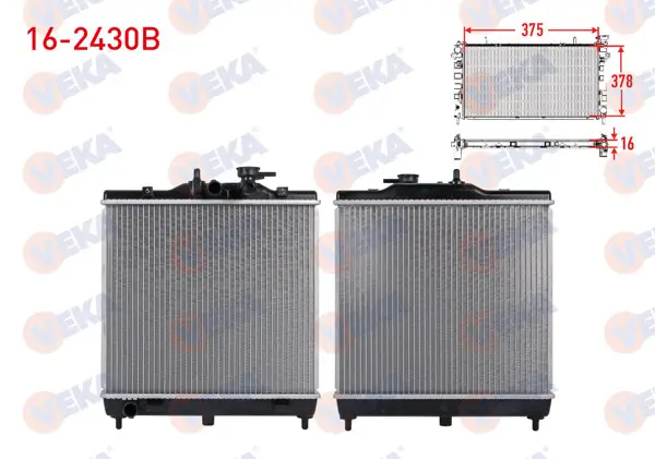 Su Radyatörü Brazing Kia Picanto (Ta) 1.1 A-T 2011 -